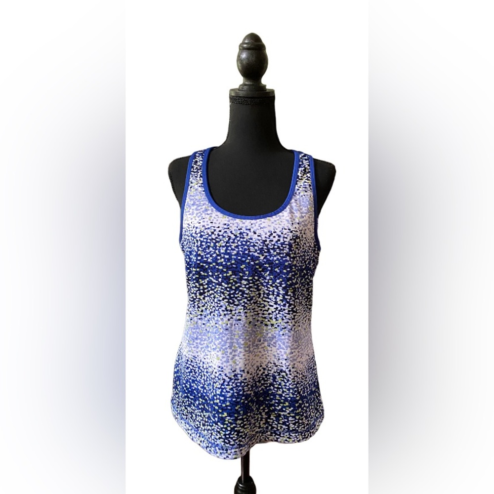 Jockey: Blue, Black, Yellow and White Muscle Tee